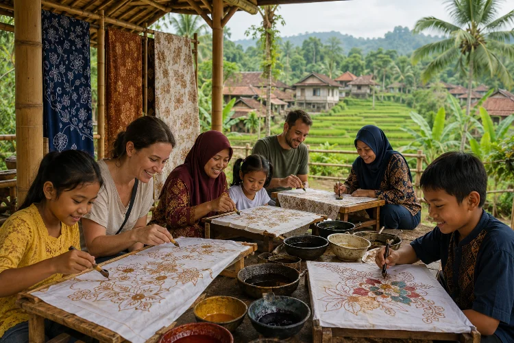 Batik Khas Cicantayan dalam Wisata Edukasi